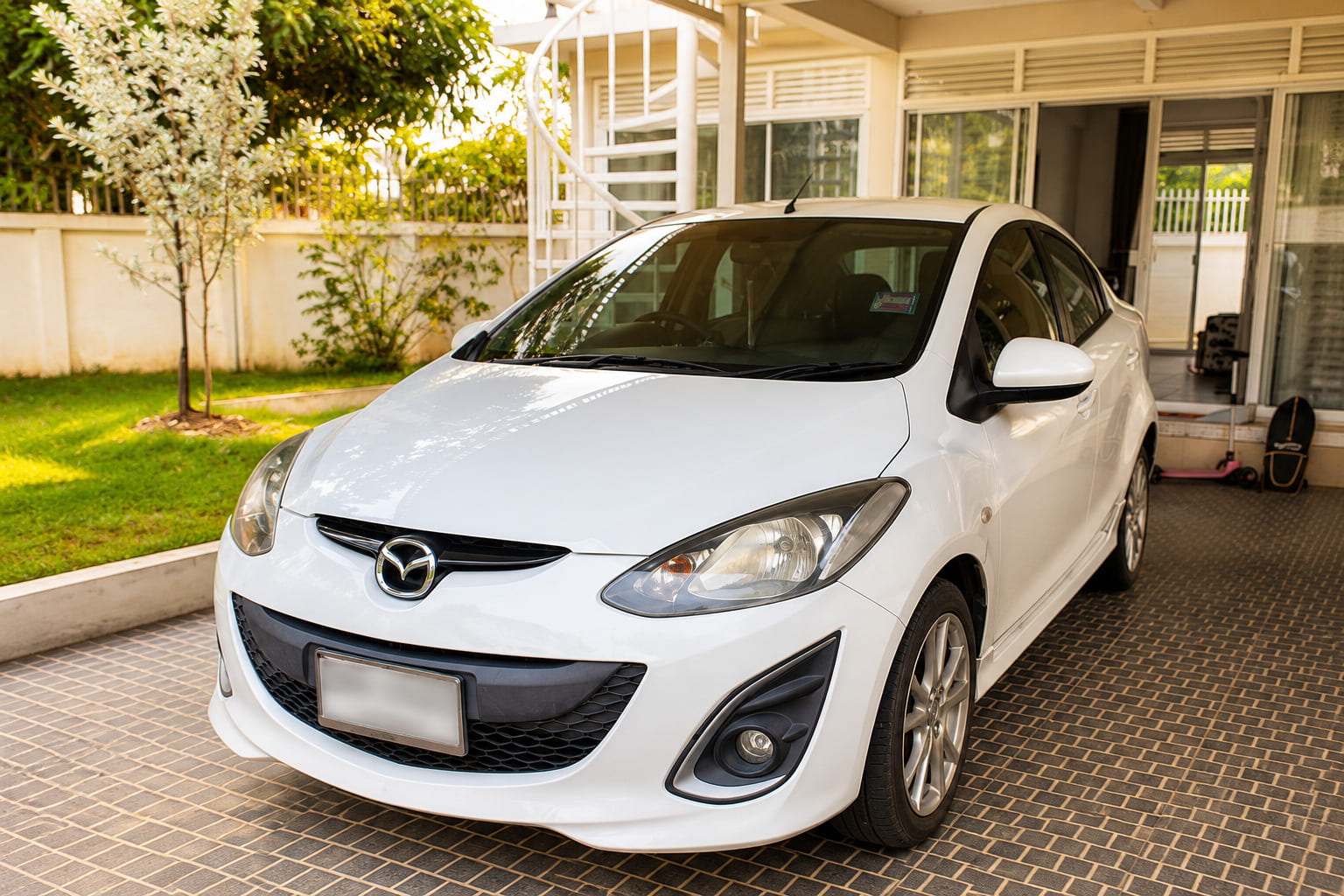 Getting around Chiang Mai — our used Mazda